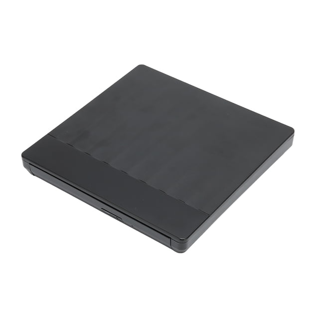Unidad de DVD externa USB3.0 tipo C Plug and Play de alta velocidad Grabadora de CD de gran compatibilidad para grabación de música de películas Negro