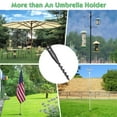 thumbnail image 3 of Umbrella Sand Anchor,Heavy Duty Steel No Dig Beach Sand Ground Anchor,Windproof Strong Beach Umbrella Stake Holder Stand, Black, 3 of 8