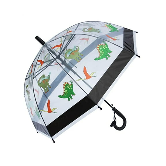Boys Dinosaurs Clear Dome Umbrella