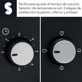 thumbnail image 3 of Horno Tostador Eléctrico De Mesa 9.3 Lt 110v Acero Inox Color Negro, 3 of 5