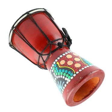 African Style Hand Percussion Solid Wood Leather Crisp Sound Suitable For Children And Adults, African Drums