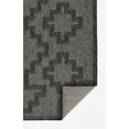 thumbnail image 5 of Momeni Hampton Geometric Charcoal Indoor Outdoor Rug 3'3" X 5', 5 of 8
