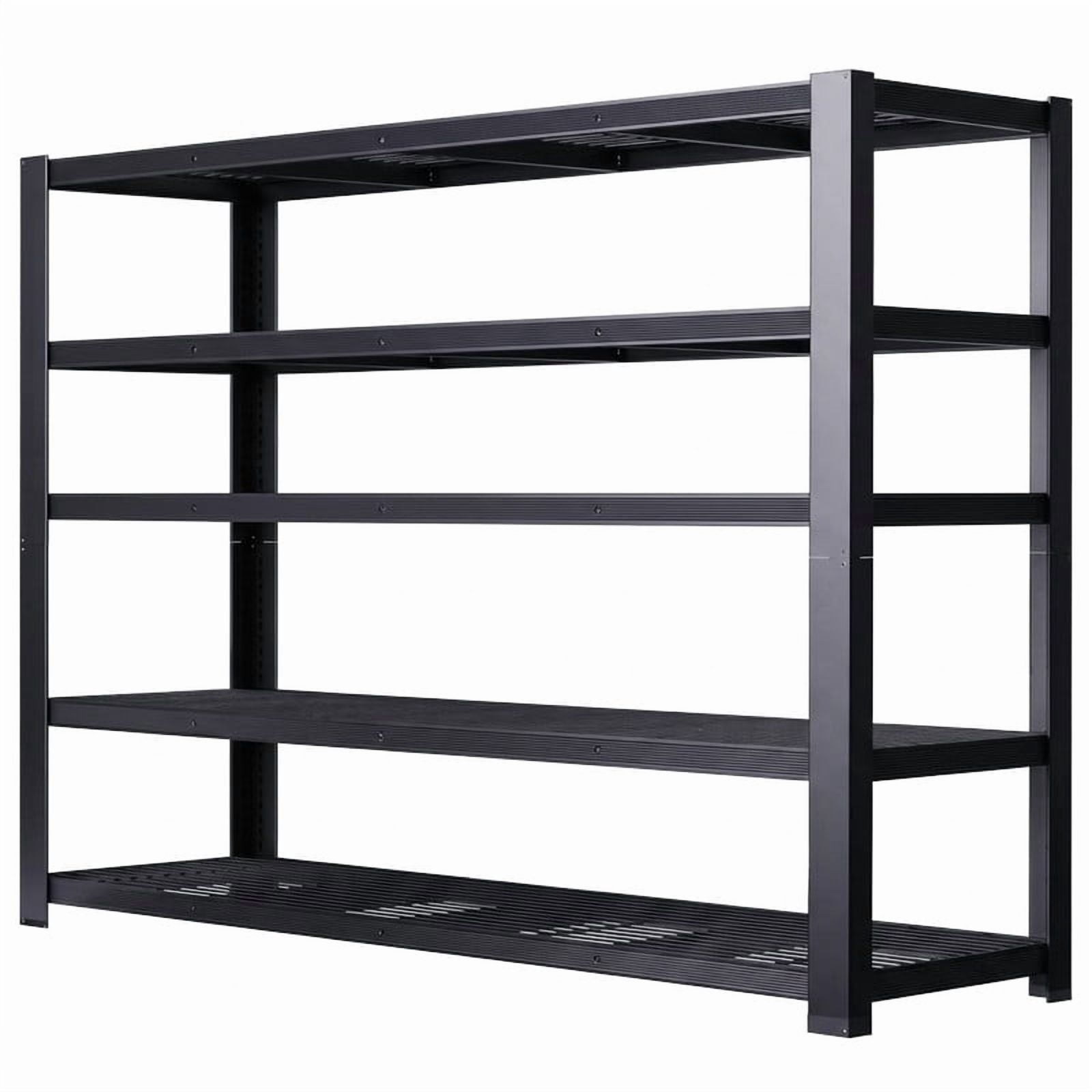 Storage Shelves Heavy Duty Metal Shelving, 84" H Adjustable Garage Shelves, Metal Storage Shelves Metal Shelf for Garage