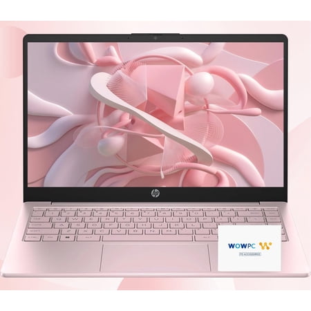 HP 14 Ultrabook * Back to School Limited Edition w/Microsoft 365 * Intel 4-Core CPU * 32GB RAM * 1.6TB Storage (128GB OnBoard w/ 512GB Portable Drive + 1TB OneDrive) * Tranquil Pink * Win 11