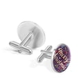 thumbnail image 3 of Christmas Men's Stainless Steel Cufflink Set for Dress Shirts, Made of Stainless Steel, Ideal for Formal Events and Business Meetings, 3 of 6