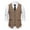 Coffee, variant on Dvkptbk V-Neck Tank Top Men Fashion Retro Have Pockets Single-breasted V-neck Vest Tops Blouse on Clearance