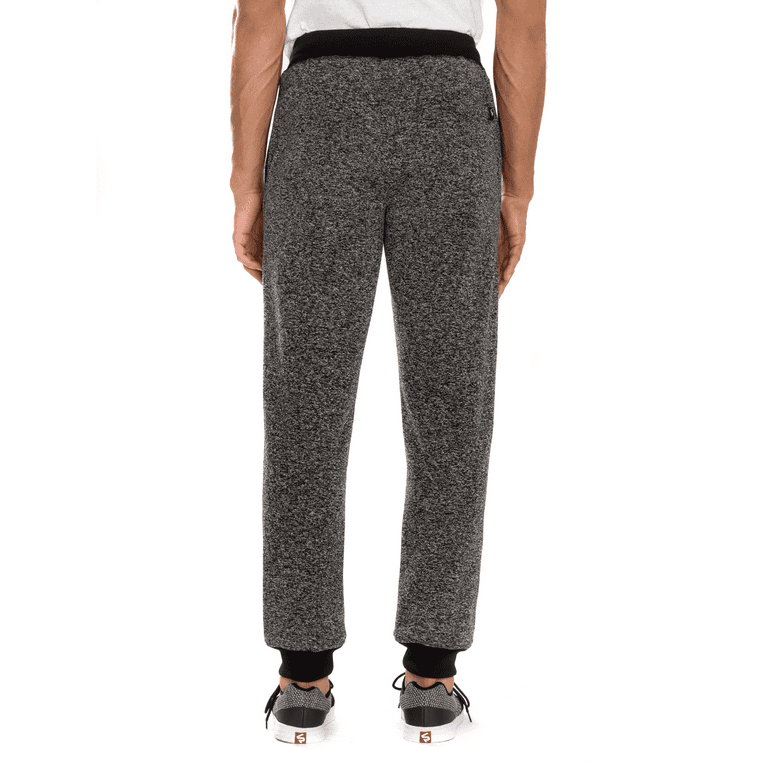 Southpole Men s Marled Fleece Jogger Walmart