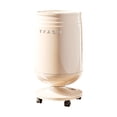 thumbnail image 2 of Cubo de basura rodante con tapa, cubo de almacenamiento, cesto para basura doméstica, de para apartamento, dormitorio, baño, cocina, sala de estar Blanco, 2 of 8
