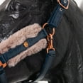 thumbnail image 4 of Royal Equestrian Fur Halter Croco Navy Full, 4 of 4
