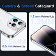 thumbnail image 2 of Hionly Clear Case for iPhone 14 Pro Case, [Ultra-Thin] [Anti-Yellowing] [Drop Protective] Shockproof, Scratch-Resistant Slim Soft Silicone TPU Cover for iPhone 14 Pro Phone Case - Clear, 2 of 5