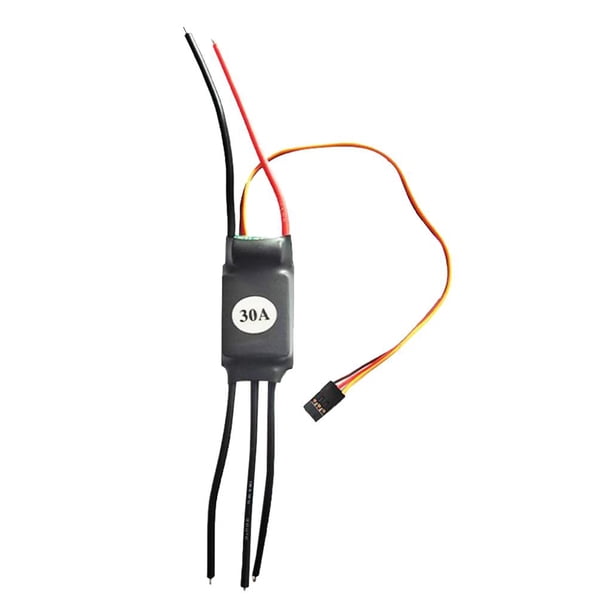 Controlador de velocidad electrónico (ESC) bidireccional sin escobillas para coches RC 1/10 y coches RC subacuáticos. 2-4S 30A