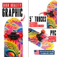 thumbnail image 4 of Beginner Skateboard for Kids and Teens – 31" Maple Deck – ABEC-5 Bearings – Easy to Ride – Madd Gear LTR, 4 of 9
