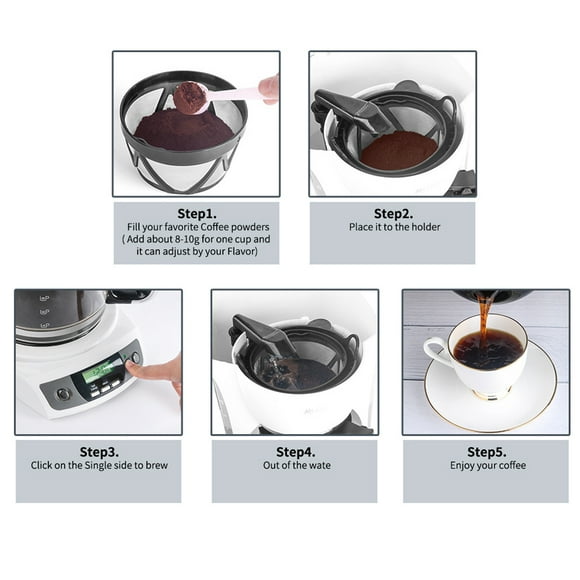 Coffee Filter Papers Coffee Filter Coffee Filter Tool Coffee Filter Holder Coffee Filter Basket for Coffee Machine Equipment