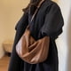 thumbnail image 4 of Bolsos Para Mujer, Bolso Bandolera De Piel Vegana, Bolso Tote Plegable Y Suave, Dise O Holgado Y Elegante, Ligero, Para Uso Casual, Funcional Para El D a a D A, Accesorios De Moda Viajes, 4 of 7