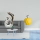 thumbnail image 2 of Escultura moderna y abstracta de un delfín de cerámica y frutas de para oficina, sala de estar, mesa de centro, soporte de TV, chimenea o de, 2 of 8