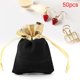 thumbnail image 1 of Bolsa de cordón50 Piezas de joyería Bolsa de Almacenamiento de Regalo de Boda Bolsa de Terciopelo Bolsa de cordón Suave Bolsas de Monedas para el Almacenamiento de Objetos peque?os2# Khall 1.5112E+12, 1 of 6