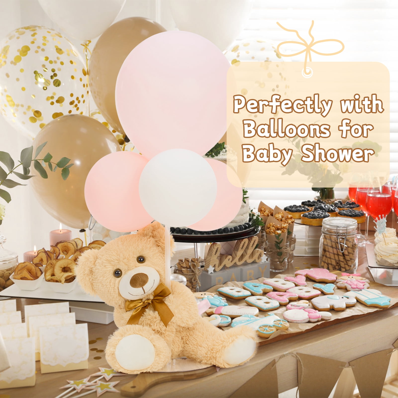 MorisMos 12 Packs Teddy Bear Baby Shower Bulk Teddy Bear Stuffed Animals