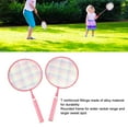 thumbnail image 3 of Children Badminton Racket Set, Soft Grip, Resilient Net, Torsion Resistant Joint, For Safe Playing Experience in Games, 3 of 7