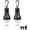 Black, variant on Led Camping Lantern USB Rechargeable,Outdoor Tent Lights for Camping , with Clip Hook Camping Flashlight (2 Packs Black)