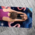 thumbnail image 5 of Flamingo Yoga Blanket with Storage Bag, 72.8"x26.8", Suitable for Yoga, Pilates, Fitness, Gym Towels, Yoga Mat Towel, Yoga Towel, 5 of 6