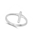 thumbnail image 4 of High Polished Cross Christian Ring .925 Sterling Silver Band Jewelry Female Male Unisex Size 7, 4 of 4
