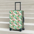 thumbnail image 6 of Fuzoiu Flamingo And Monstera Print Suitcase Cover,Washable Luggage Covers for Suitcase,Elastic Luggage Protector Cover,Scratch Resistant Travel Suitcase Covers-Medium, 6 of 7