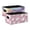 Macaron-Colored Clouds Puffed Candy, variant on 2 Pack Living Room Bed Room Felt Storage Baskets Boxes Foldable Organizer With Handles Sun Faces sweet Puffed Candy