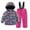 Navy, variant on YunPes Girls Snowsuit Winter Coats for Kids Snowboarding Ski Suits Two Piece Water-Resistant Windproof Outdoor Rain Bib Pants Set
