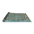 thumbnail image 2 of Ahgly Company Indoor Rectangle Oriental Light Blue Traditional Area Rugs, 5' x 8', 2 of 4