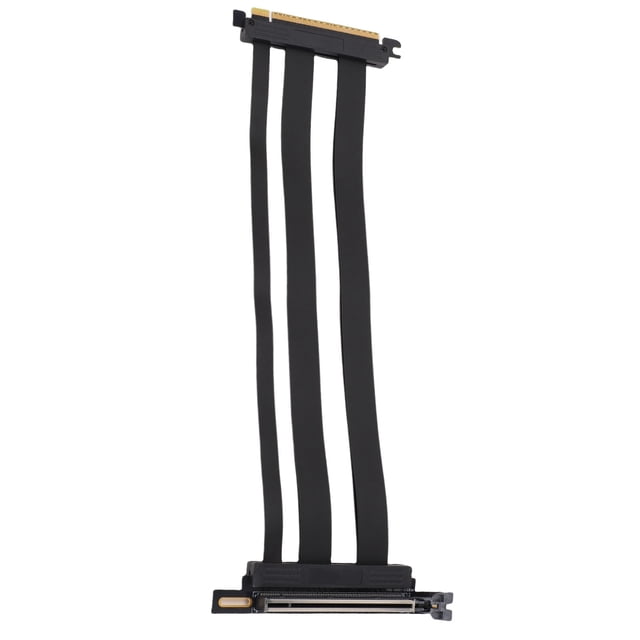 PCIe 5.0 X16 Riser Cable for RTX 4090 / GPU, Shielded Vertical Mount, 128Gbps High Speed Extension Cable, Backward Compatible with PCIe 4.0 / 3.0, for ITX / Water Cooling