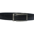 thumbnail image 6 of Marshal Men's Genuine Leather Ratchet Dress Belt With Automatic Buckle Black Buckle8, 36", 6 of 9