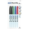 ExpoÂ® Vis-a-Vis Wet Erase Marker Set, Fine Tip, Assorted Colors, 5 Count