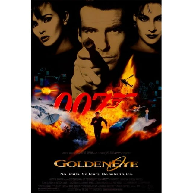 Pop Culture Graphics MOVAF3246 Goldeneye Movie Poster Print, 27 x 40
