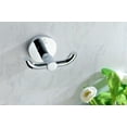 thumbnail image 3 of ANZZI Caster Wall Mounted Double Robe Hook in Polished Chrome | AC-AZ004, 3 of 3