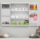 thumbnail image 5 of Set of 4 Wall Mounted Spice Racks Chrome Finish - Spice and Herb Holders for Kitchen Walls and Cabinets on 1 Floor - Wall Mounted Kitchen Spice Rack, 5 of 5
