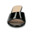 thumbnail image 6 of Journee Womens Jeylah Slip On Single Band Kitten Heel Dress Sandals, 6 of 9