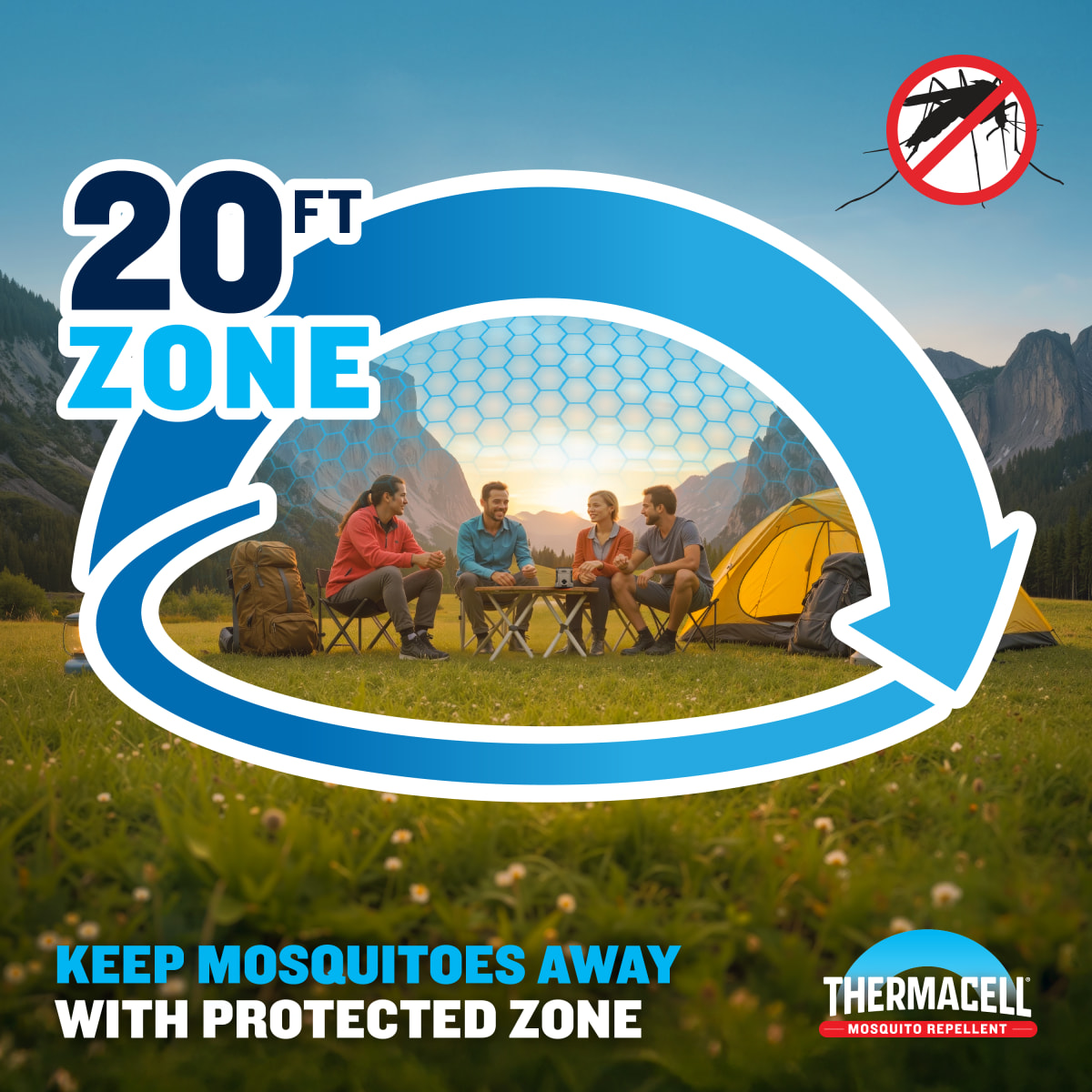 Thermacell E-ZoneGuard Adventure Rechargeable Mosquito Repeller photo 2