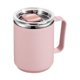 thumbnail image 2 of Taza de Café con Asa y Tapa Reutilizable de Acero Inoxidable a Prueba de Fugas Rosa Macarena, 2 of 8