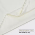 thumbnail image 4 of Unique Bargains 6 Pack Satin Pillowcase with Zipper, King, Pearl White, 4 of 8
