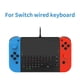 thumbnail image 5 of Bearachild Teclado de juego con cable Teclado de manija de comunicación con joysticks para N-Switch Videojuegos y accesorios, 5 of 6