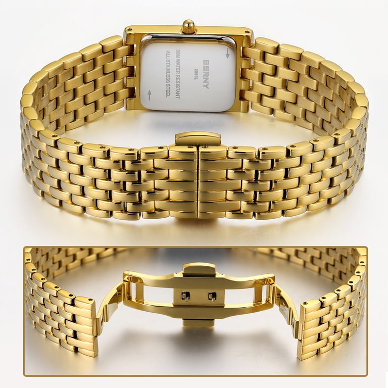 BERNY Small Gold Watches for Women, Luxury Vintage  display picture 2