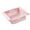 Pink, variant on Vikakiooze Fridge Drawer Organizer Retractable Drawer Refrigerator Storage Box,Unique Design Pull Out Bins, Fridge Shelf Holder Storage Box, Small Size, Fit For Under 0.5'' Fridge Shelf on
