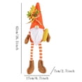 thumbnail image 2 of Rudolph Doll Excellent Thanksgiving Decoration Props Thanksgiving Doll Best Gift, 2 of 6
