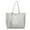 Gray, variant on ZTTD Fashion Women Girls Tassels Leather Bag Shopping Handbag Shoulder Tote Bag