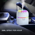 thumbnail image 4 of Lindo humidificador para mascotas con dos modos de pulverización, tanque de agua de 300 ml que dura hasta 10 horas, luces LED de 7 colores que cambian, apagado automático sin agua para, 4 of 6