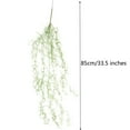 thumbnail image 2 of ZOELNIC 4pcs Artificial Spanish Moss Hanging Plant Fake Hanging Vines Plants Plastic Greenery for Home Wall Indoor Outside Outdoor Decor, 2 of 7