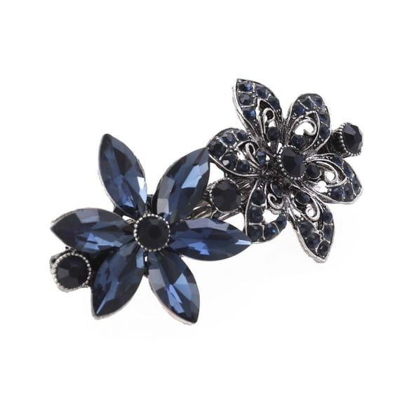 LOLIPPYY Elegant Crystal Hair Clip with Shiny Rhinestones, Stylish Barrette Hair Accessory for Women and Girls