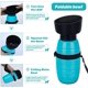 thumbnail image 4 of Botella de agua para perros de 500 ml, dispensador portátil de cuencos de agua para perros para viajar, caminar, senderismo, cuenco de agua de viaje para mascotas para perros, diseño plegable 2 en 1, 4 of 5