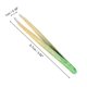 thumbnail image 2 of Ofertas Únicas 1 Pc Pinzas para Cejas de Flor de Hielo con Borde Plano para Baño Viaje Hotel Acero Inoxidable Amarillo, 2 of 3