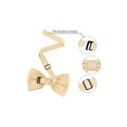 thumbnail image 3 of INSPIRE CHIC Men's Polka Dots Pre-Tied Bow Ties Bowties Wedding Party Bowties Light Yellow One Size, 3 of 5